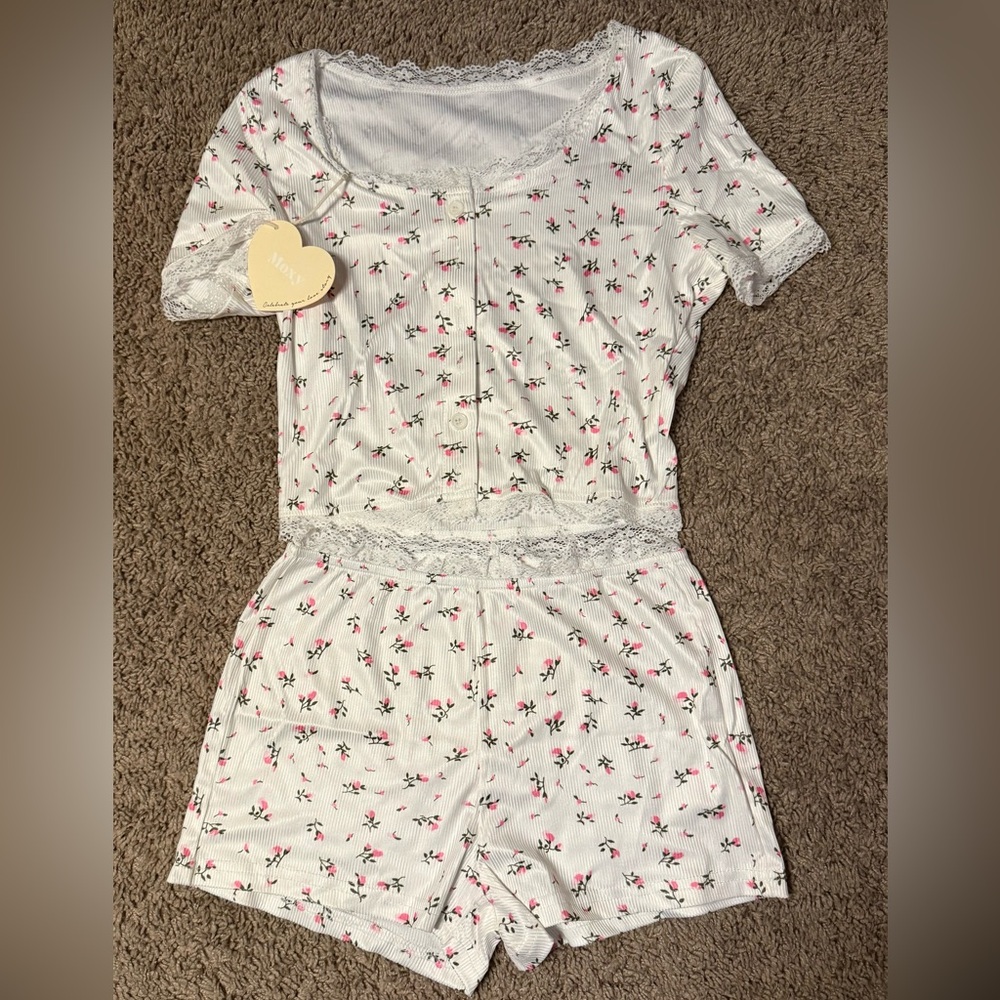 Floral Pajama Set